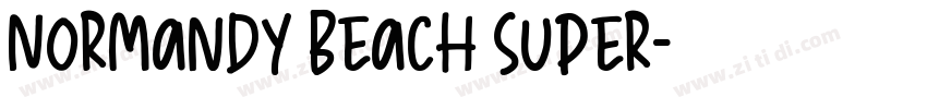 Normandy Beach Super字体转换